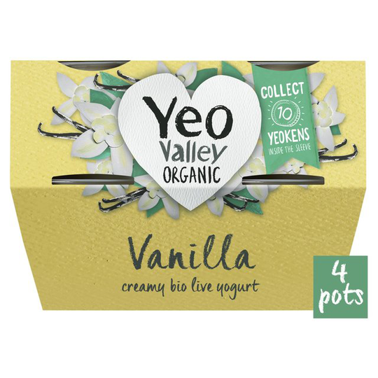 Yeo Valley Organic Vanilla Yogurts