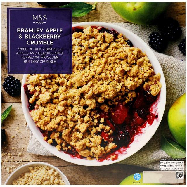 M&S Bramley Apple & Blackberry Crumble