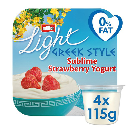 Muller Light Greek Style Strawberry