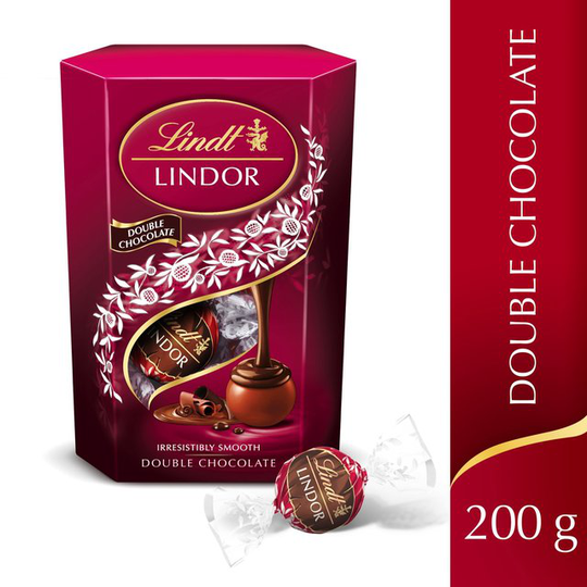 Lindt LINDOR Double Chocolate Milk Truffles