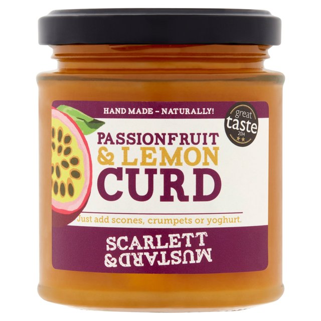 Scarlett & Mustard Passionfruit & Lemon Curd