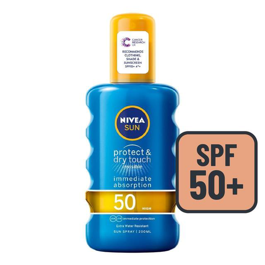 NIVEA SUN Protect & Dry Touch SPF50 Sun Cream Spray