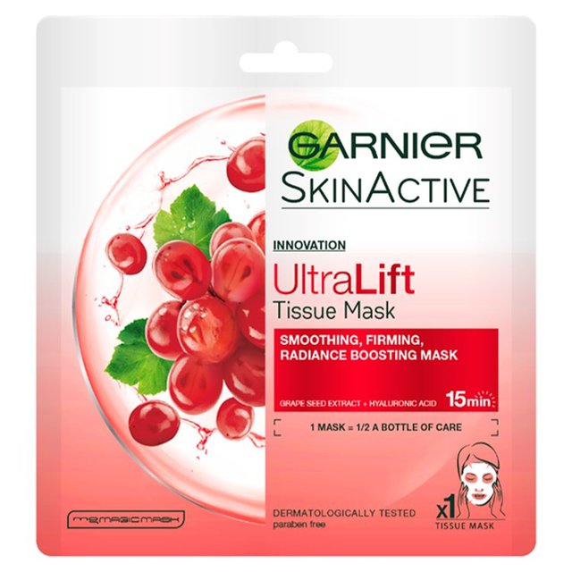 Garnier Ultralift Anti Ageing Radiance Boosting Face Sheet Mask