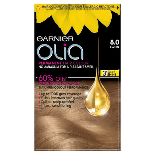 Garnier Olia 8.0 Blonde Permanent Hair Dye