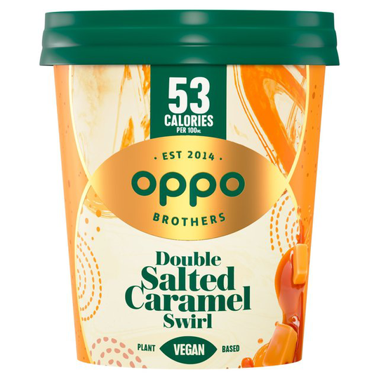 Oppo Brothers Vegan Double Salted Caramel Swirl 475ml