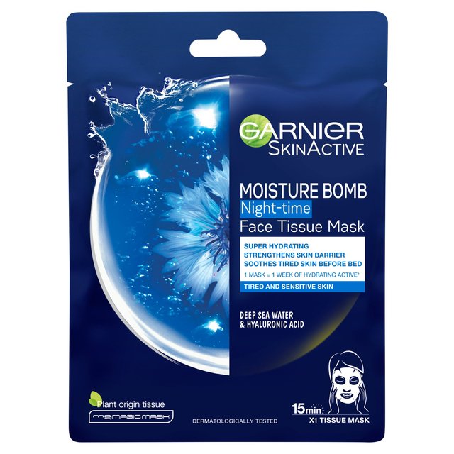 Garnier Moisture Bomb Deep Sea Water & Hyaluronic Acid Face Mask