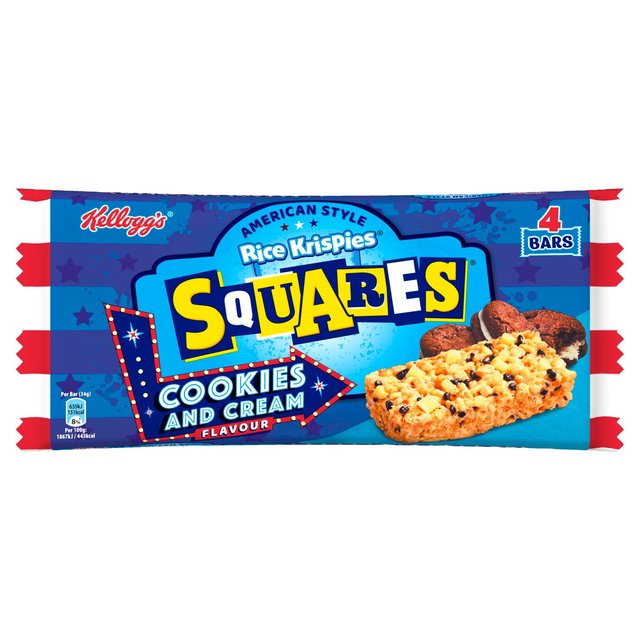 Kellogg's Rice Krispie Squares Cookies & Cream
