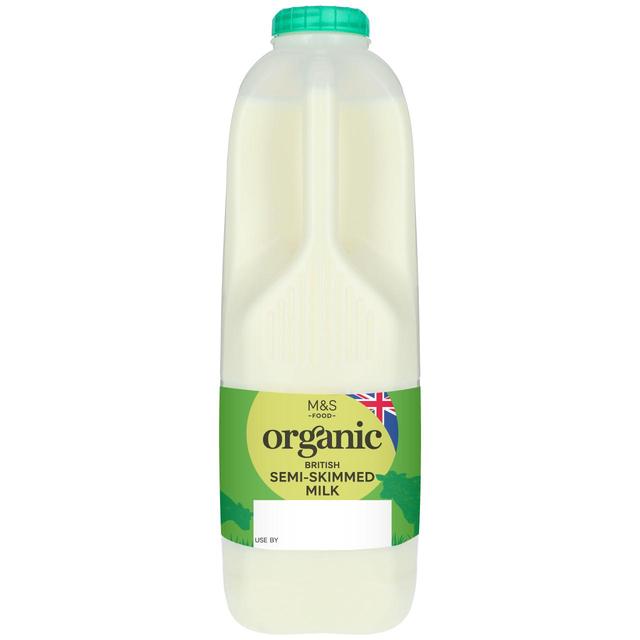 M&S Organic Semi-Skimmed Milk 2 Pints