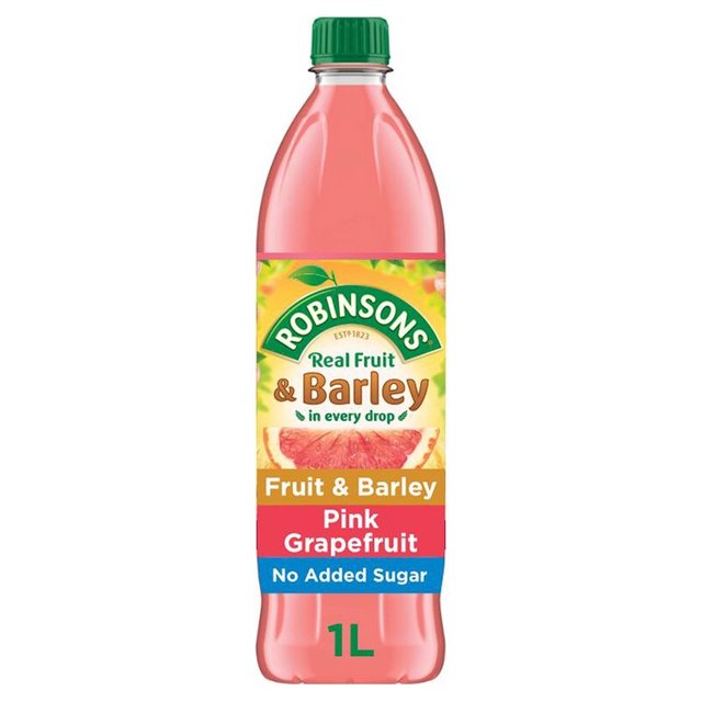 Robinsons Pink Grapefruit Fruit & Barley No Added Sugar