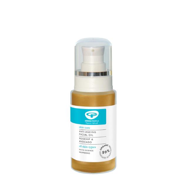 Green People Organic Facial Oil, Anti Ageing, Vegan