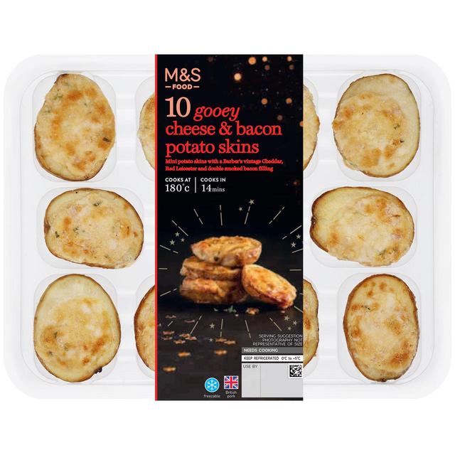 M&S Cheddar Cheese & Bacon Potato Skins