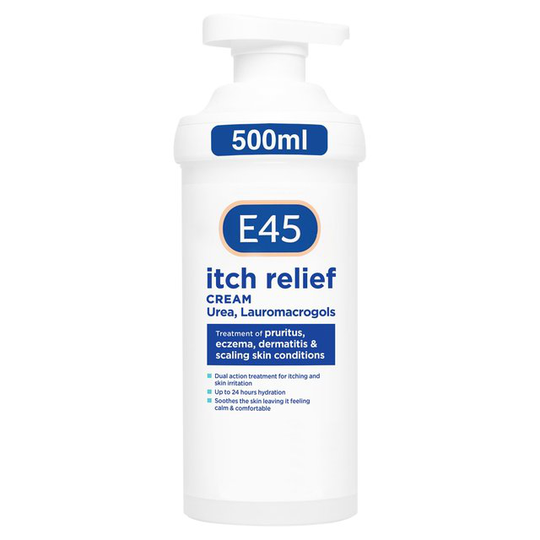 E45 Itch Relief Cream for itchy and irritated skin Pump