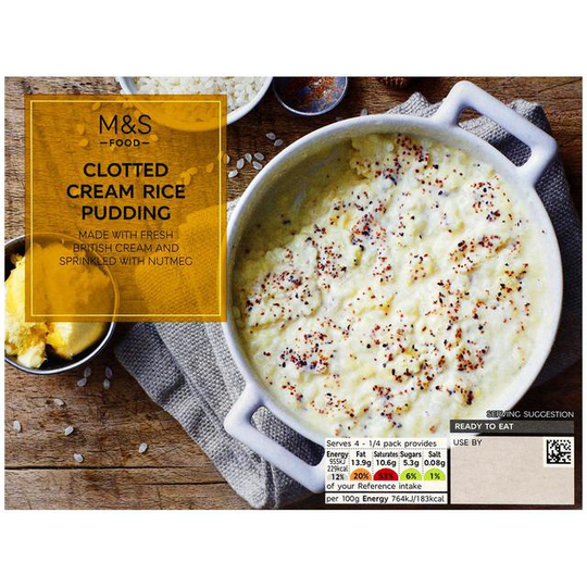 M&S Clotted Cream Rice Pudding