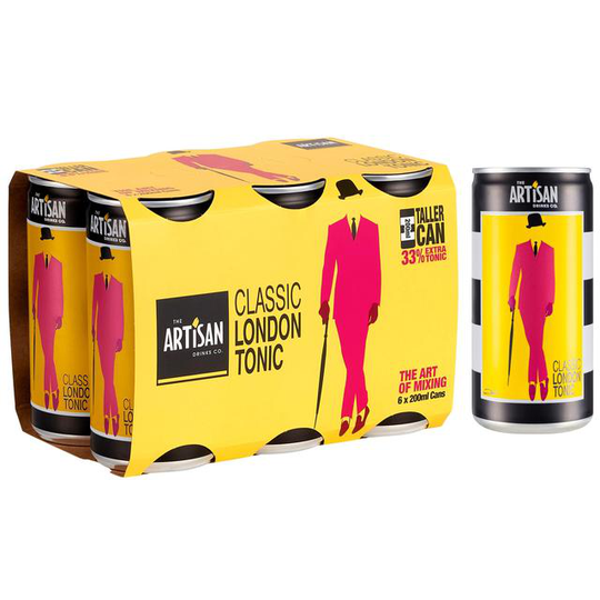 Artisan Drinks Co. Classic London Tonic Cans