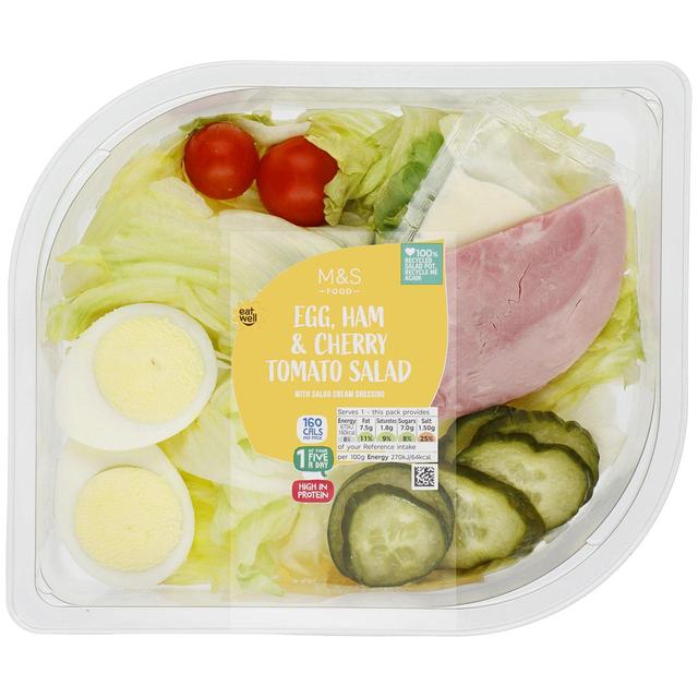 M&S Free Range Egg, Ham & Tomato Salad