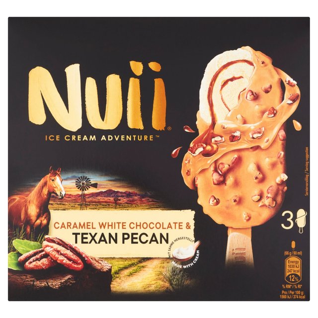Nuii Caramel White Chocolate and Texan Pecan