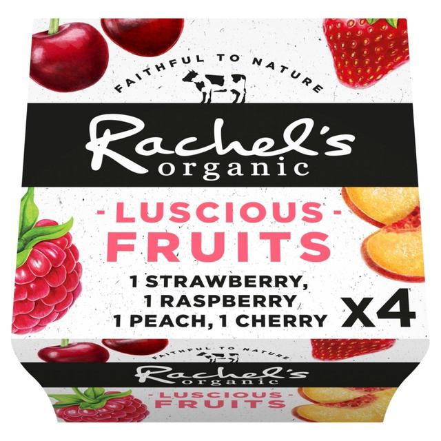 Rachel's Organic Luscious Fruits Cherry, Raspberry, Strawberry & Peach