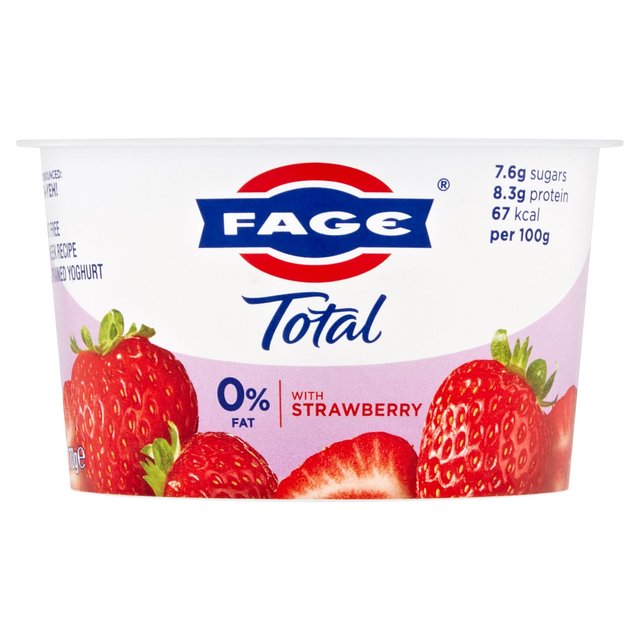 Total 0% Greek Yoghurt with Strawberry