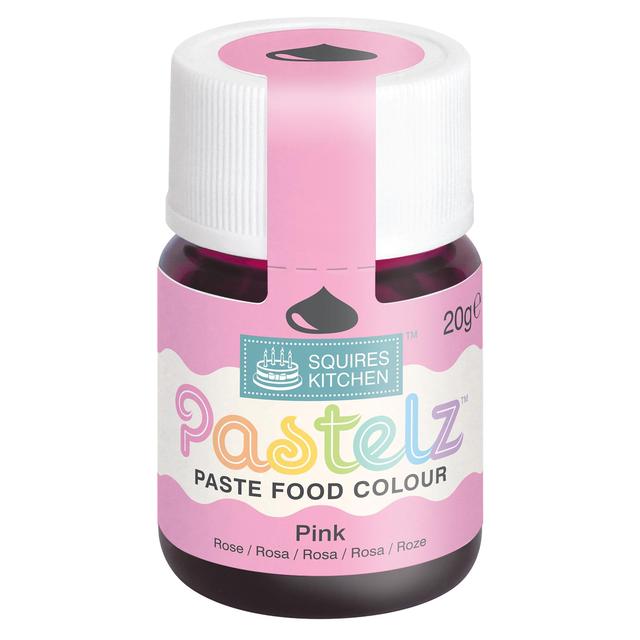 Squires Kitchen Pastelz Paste Food Colour Pink