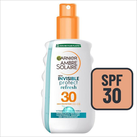 Ambre Solaire Invisible Protect SPF 30 Refresh Sun Cream Spray
