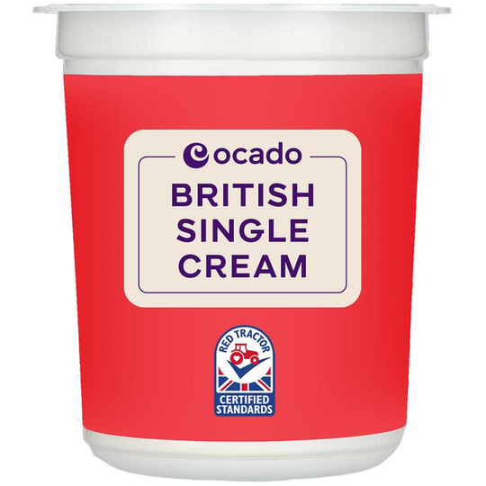 Ocado British Single Cream
