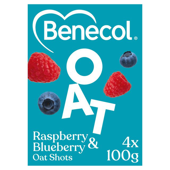 Benecol Oat Shots Raspberry & Blueberry