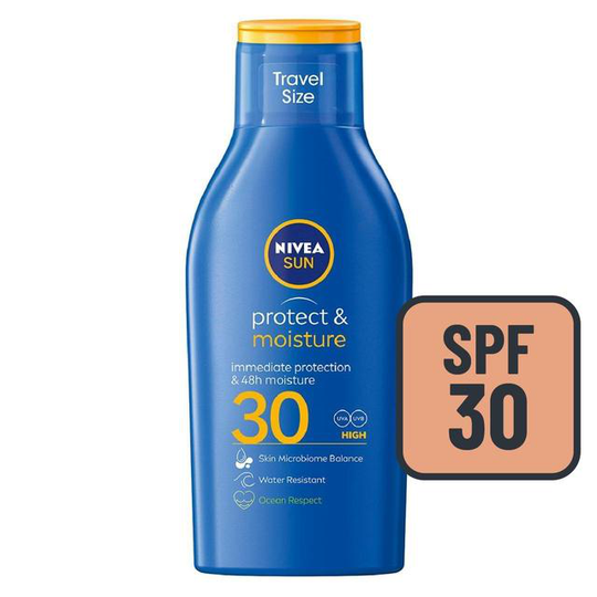 NIVEA SUN Sun Cream Lotion SPF30 Water Resistant Travel Size