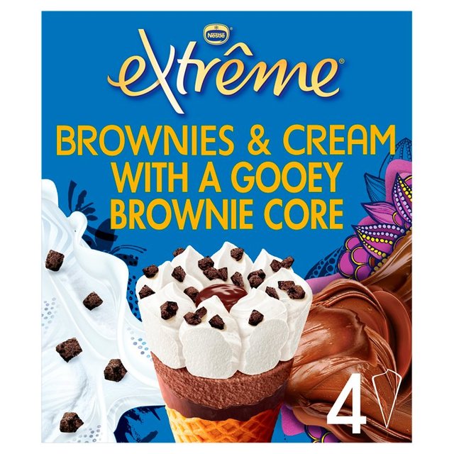 Nestle Extreme Brownies and Cream