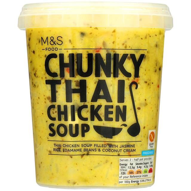 M&S Chunky Thai Chicken Soup