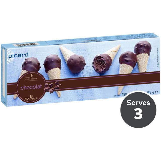 Picard 10 Mini Chocolate Cones