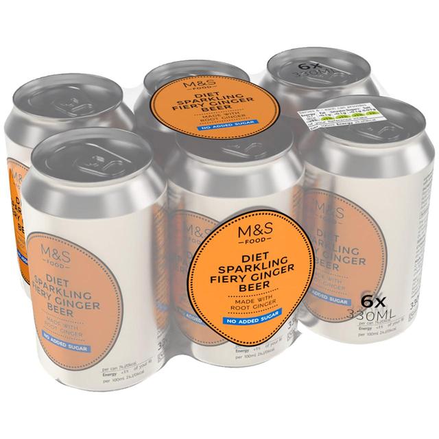 M&S No Added Sugar Diet Fiery Ginger Beer