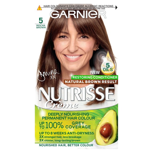 Garnier Nutrisse Moccha 5 Brown Permanent Hair Dye