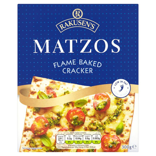 Rakusen's Yorkshire Matzo Flamed Baked Crackers