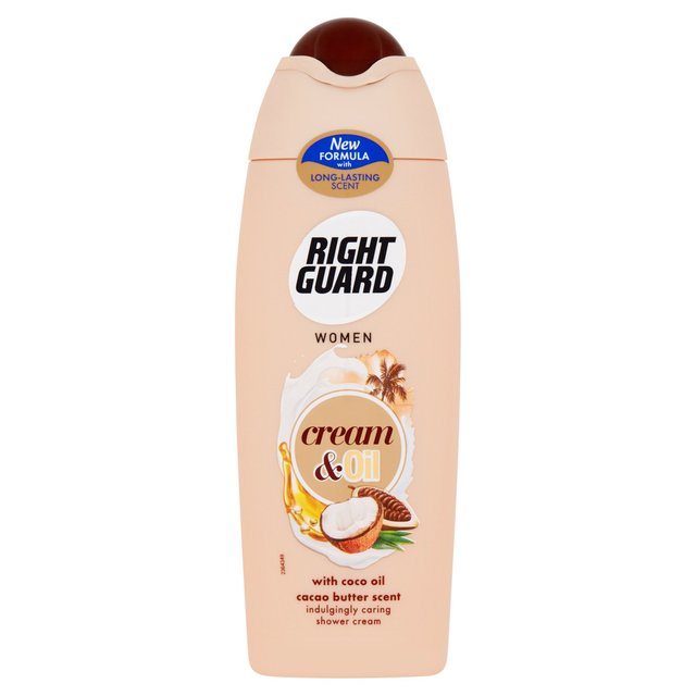 Right Guard Cream & Oils Cacao Butter Shower Gel