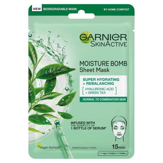Garnier Moisture Bomb Tissue Mask Green Tea