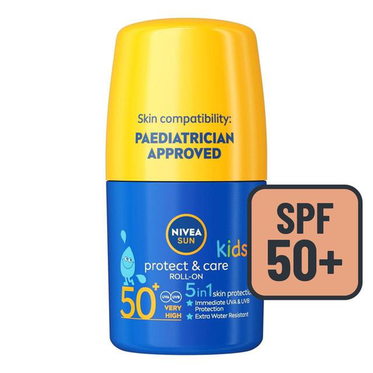 NIVEA SUN Kids SPF50+ Sun Cream Roll-On