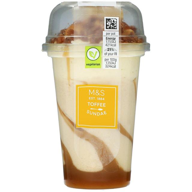 M&S Toffee Sundae