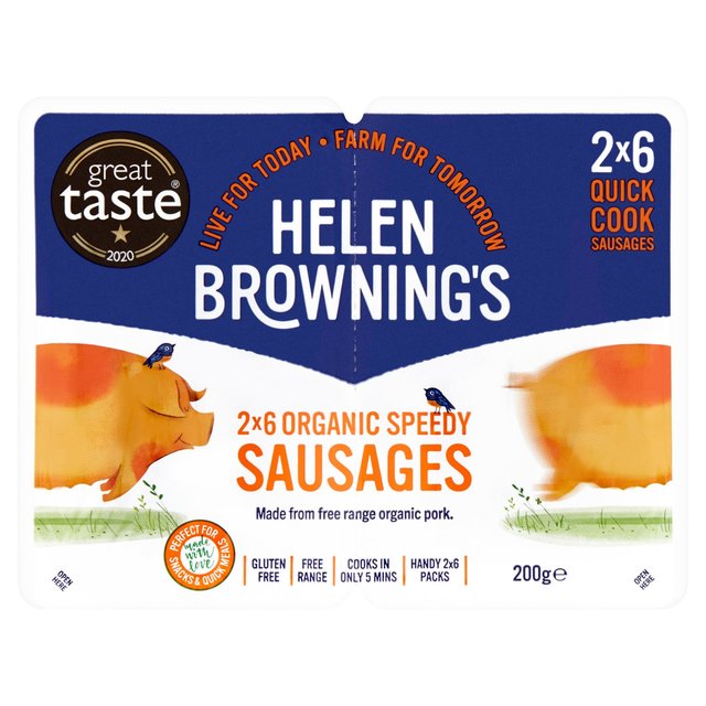 Helen Browning Organic Speedy Sausages