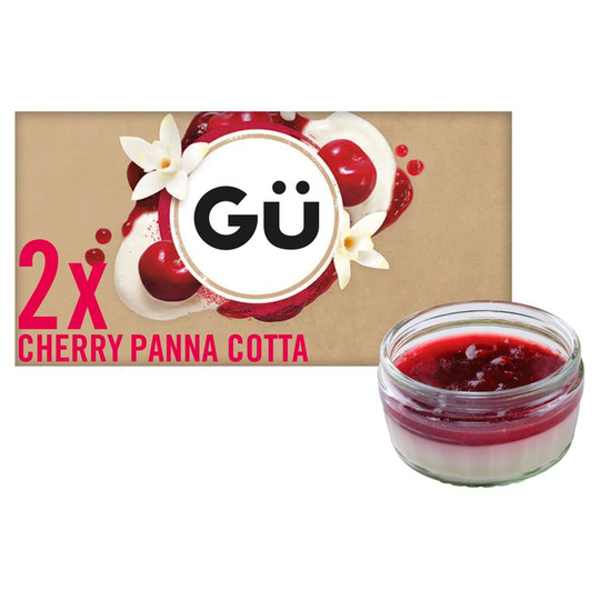 Gu Cherry Panna Cotta Dessert