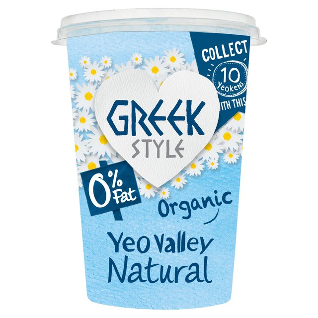 Yeo Valley Organic 0% Fat Greek Style Natural Yoghurt