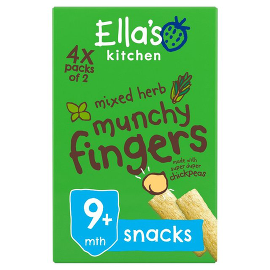 Ella's Kitchen Mixed Herb Organic Fingers, 9 mths+ Multipack