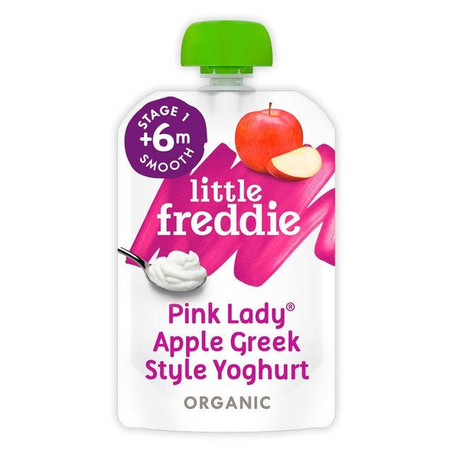 Little Freddie Banana Greek Yoghurt Organic Pouch, 6 mths+