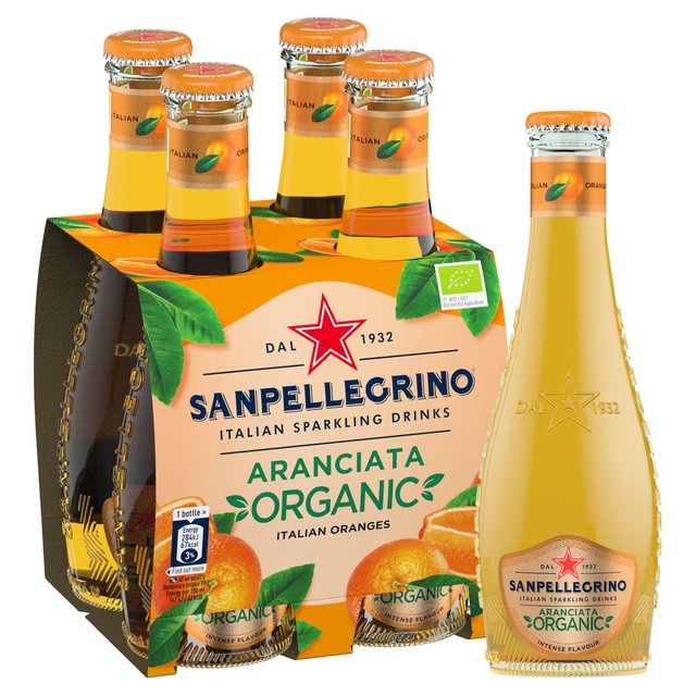 San Pellegrino Organic Orange Glass
