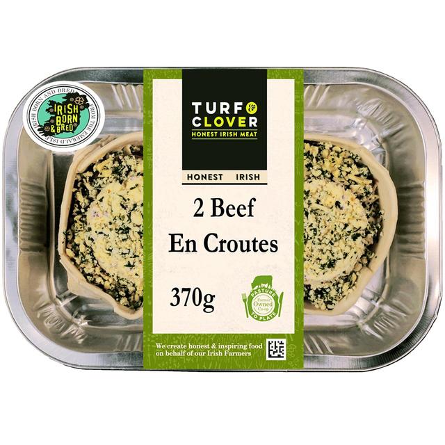 Turf & Clover Beef Burger Encroute