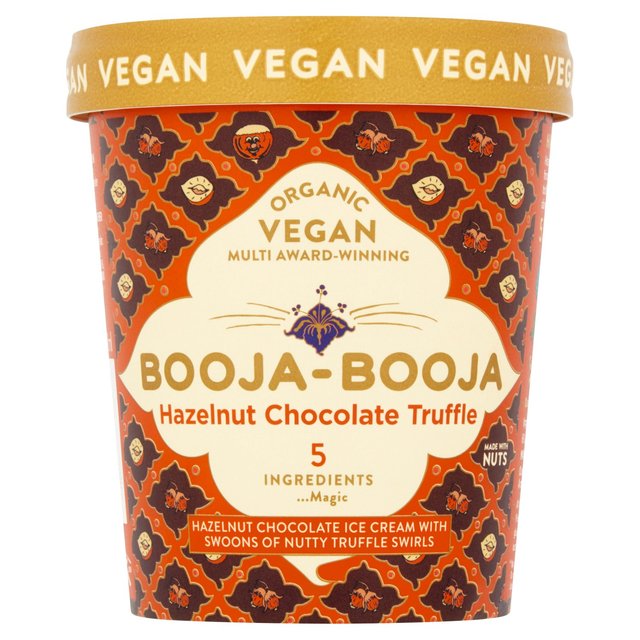 Booja Booja Organic Hazelnut Chocolate Truffle Ice Cream