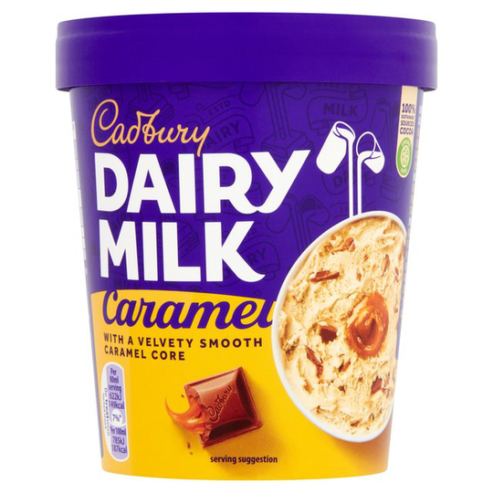 Cadbury Caramel Ice Cream Tub