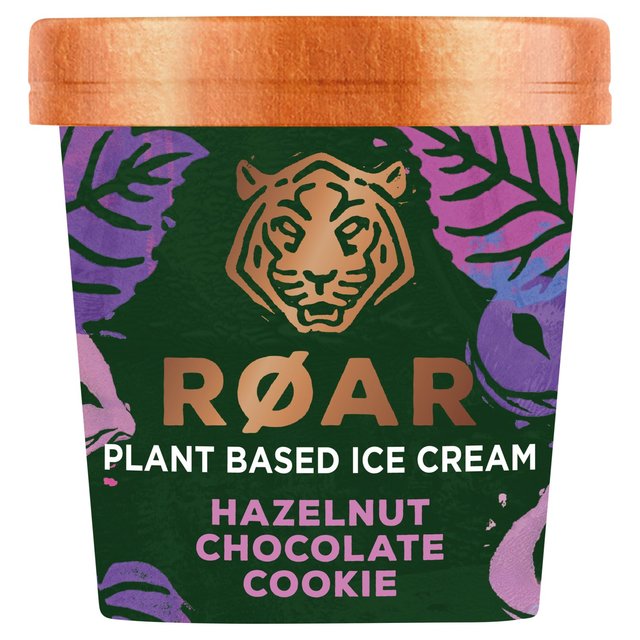 ROAR Plant Based Hazelnut Chocolate Cookie Ice Cream