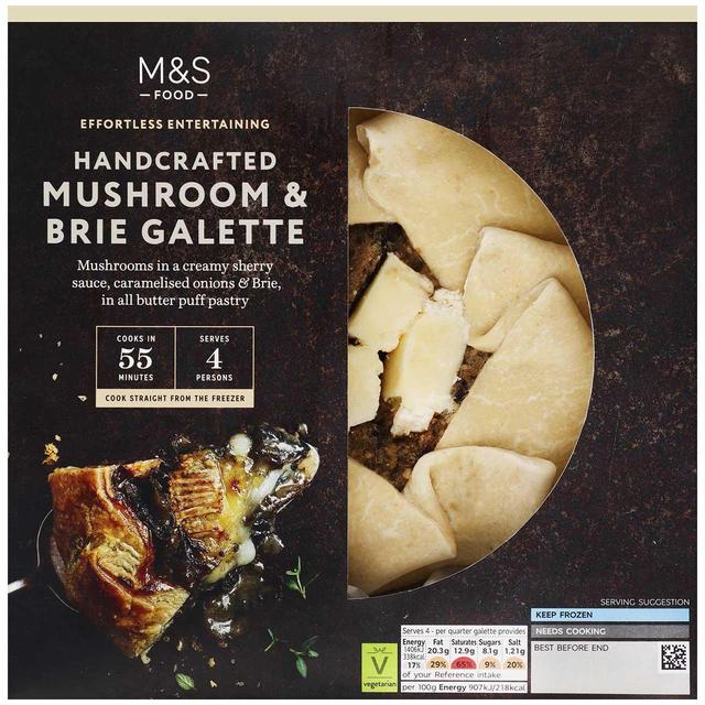 M&S Brie & Mushroom Galette