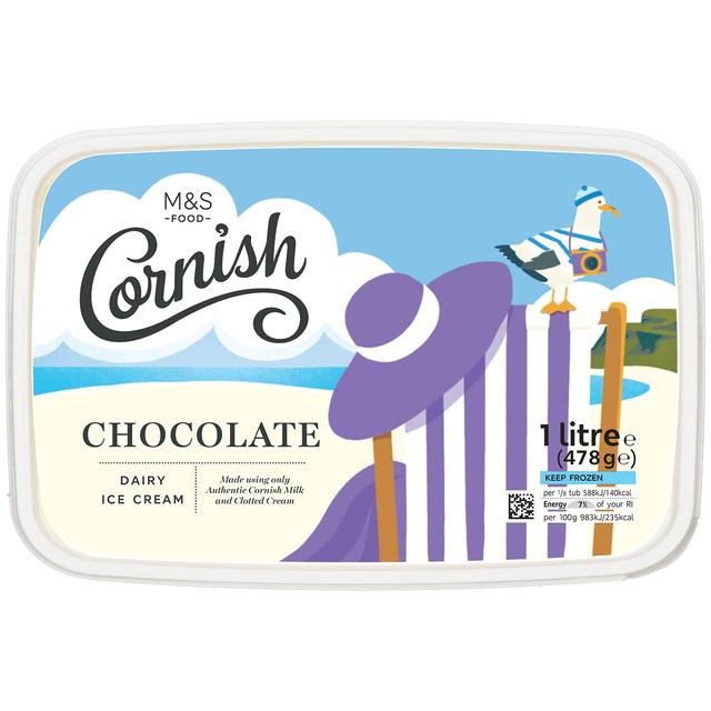 M&S Clotted Cream Chocolate Ice Cream