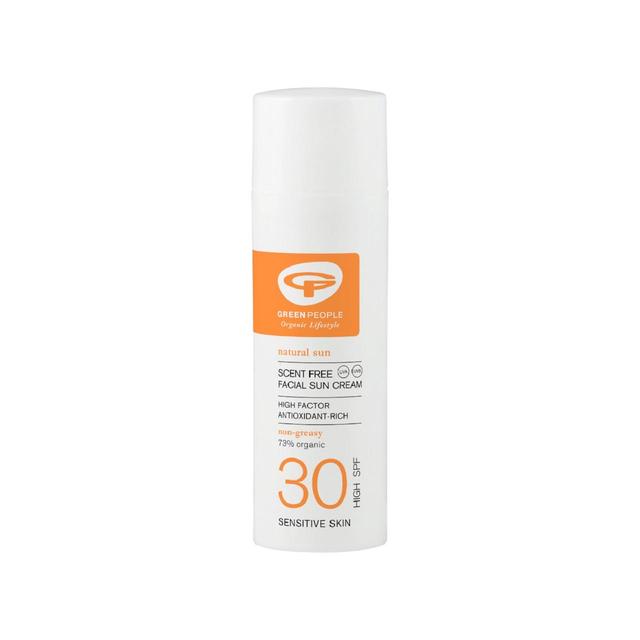 Green People Facial Sun Cream SPF30 - Scent Free
